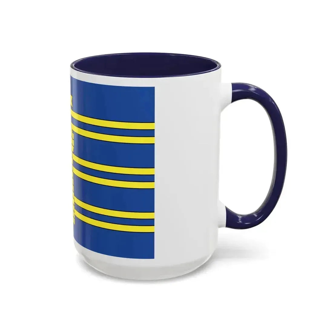 Flag of Territoire de Belfort France 2 - Accent Coffee Mug - Go Mug Yourself