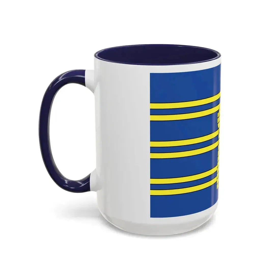 Flag of Territoire de Belfort France 2 - Accent Coffee Mug - Go Mug Yourself