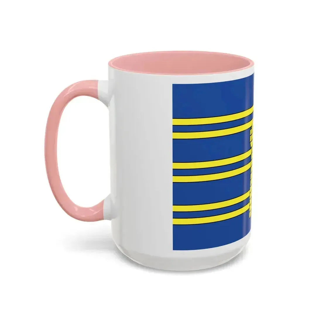 Flag of Territoire de Belfort France 2 - Accent Coffee Mug - Go Mug Yourself