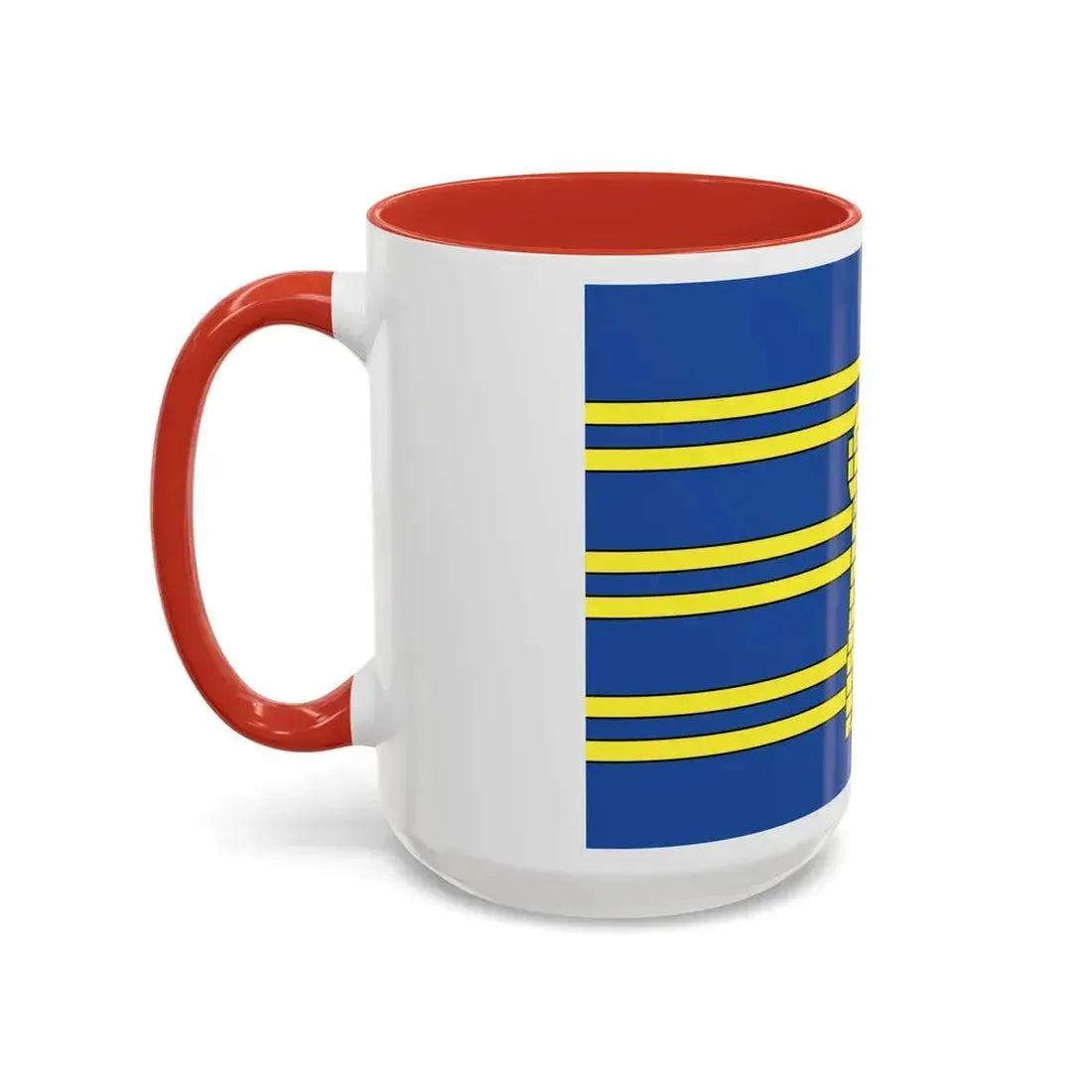 Flag of Territoire de Belfort France 2 - Accent Coffee Mug - Go Mug Yourself