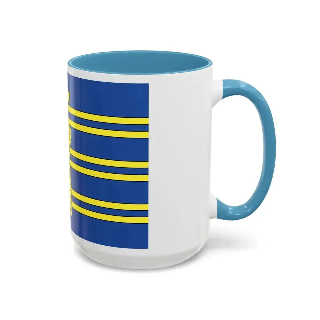 Flag of Territoire de Belfort France 2 - Accent Coffee Mug - Go Mug Yourself