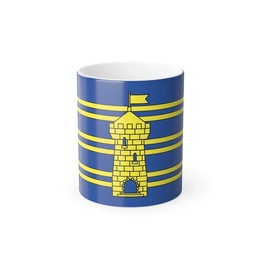 Flag of Territoire de Belfort France 2 - Color Changing Coffee Mug 11oz - Go Mug Yourself