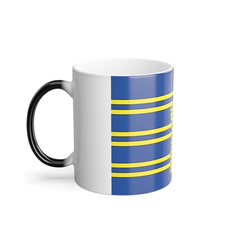 Flag of Territoire de Belfort France 2 - Color Changing Coffee Mug-Go Mug Yourself