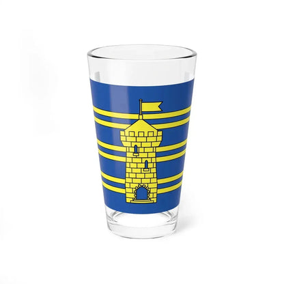 Flag of Territoire de Belfort France 2 - Pint Glass 16oz 16oz - Go Mug Yourself