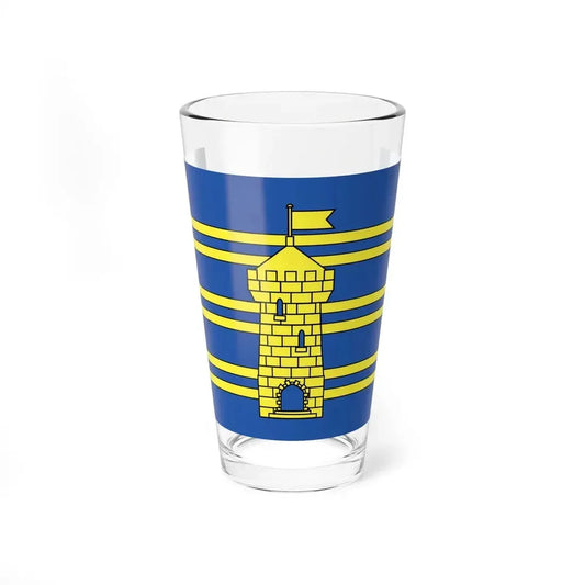 Flag of Territoire de Belfort France 2 - Pint Glass 16oz 16oz - Go Mug Yourself