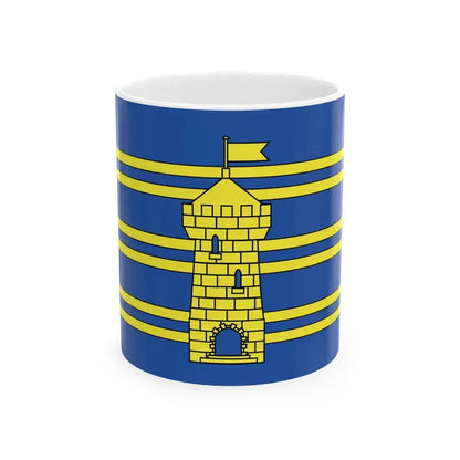 Flag of Territoire de Belfort France 2 - White Coffee Mug 11oz - Go Mug Yourself