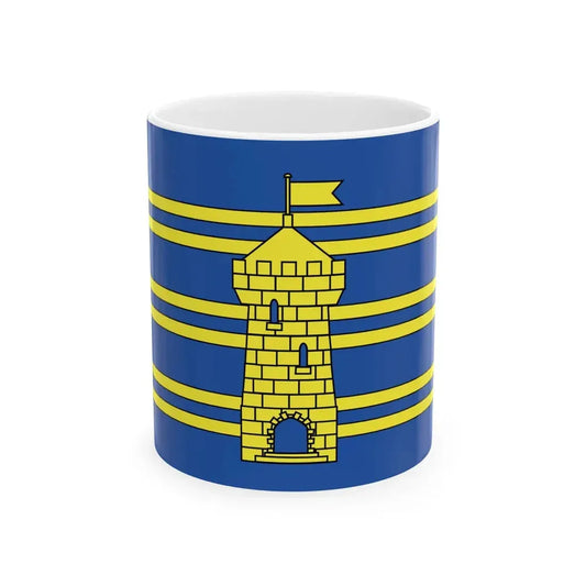 Flag of Territoire de Belfort France 2 - White Coffee Mug 11oz - Go Mug Yourself