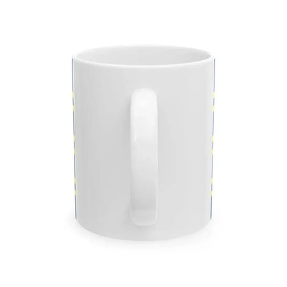Flag of Territoire de Belfort France 2 - White Coffee Mug - Go Mug Yourself