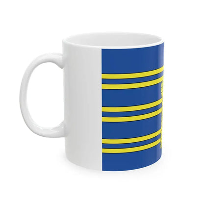 Flag of Territoire de Belfort France 2 - White Coffee Mug - Go Mug Yourself