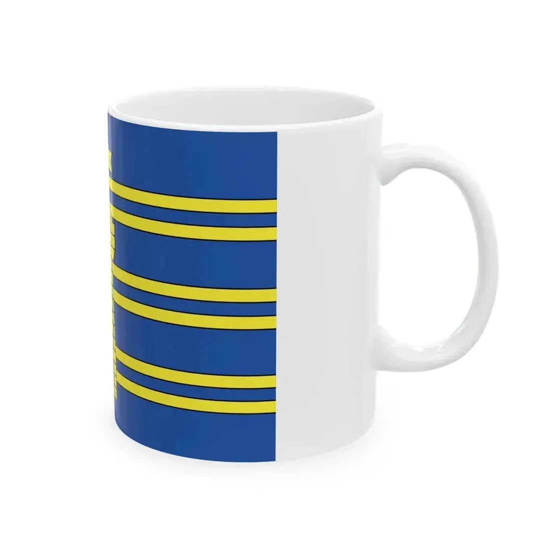 Flag of Territoire de Belfort France 2 - White Coffee Mug - Go Mug Yourself