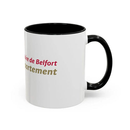 Flag of Territoire de Belfort France - Accent Coffee Mug - Go Mug Yourself