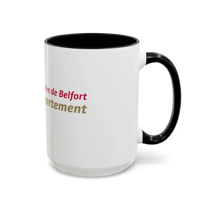 Flag of Territoire de Belfort France - Accent Coffee Mug - Go Mug Yourself