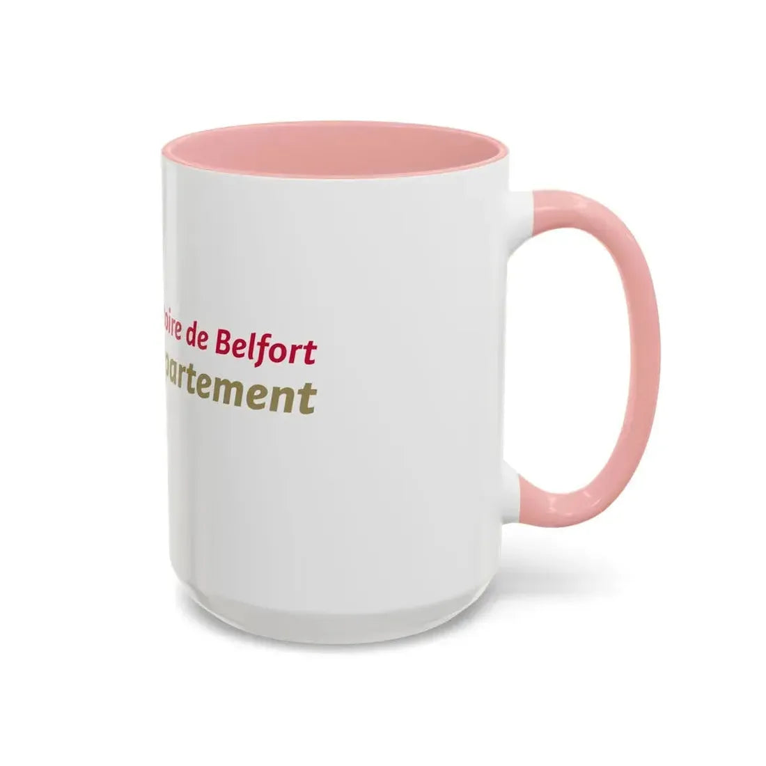 Flag of Territoire de Belfort France - Accent Coffee Mug - Go Mug Yourself