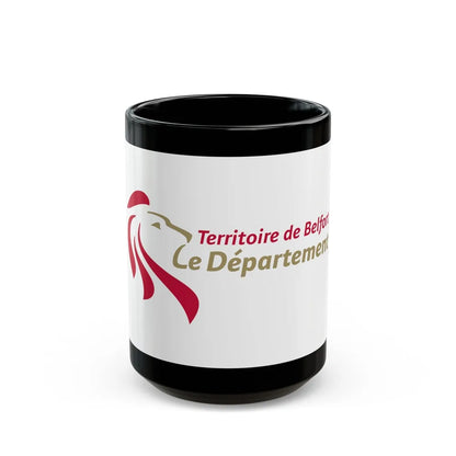 Flag of Territoire de Belfort France - Black Coffee Mug-15oz-Go Mug Yourself