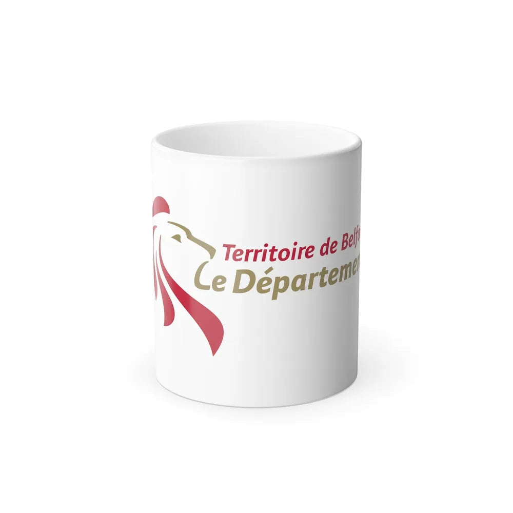 Flag of Territoire de Belfort France - Color Changing Coffee Mug-11oz-Go Mug Yourself