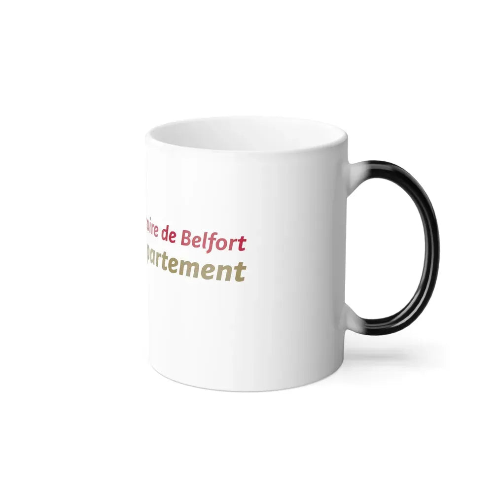 Flag of Territoire de Belfort France - Color Changing Coffee Mug - Go Mug Yourself