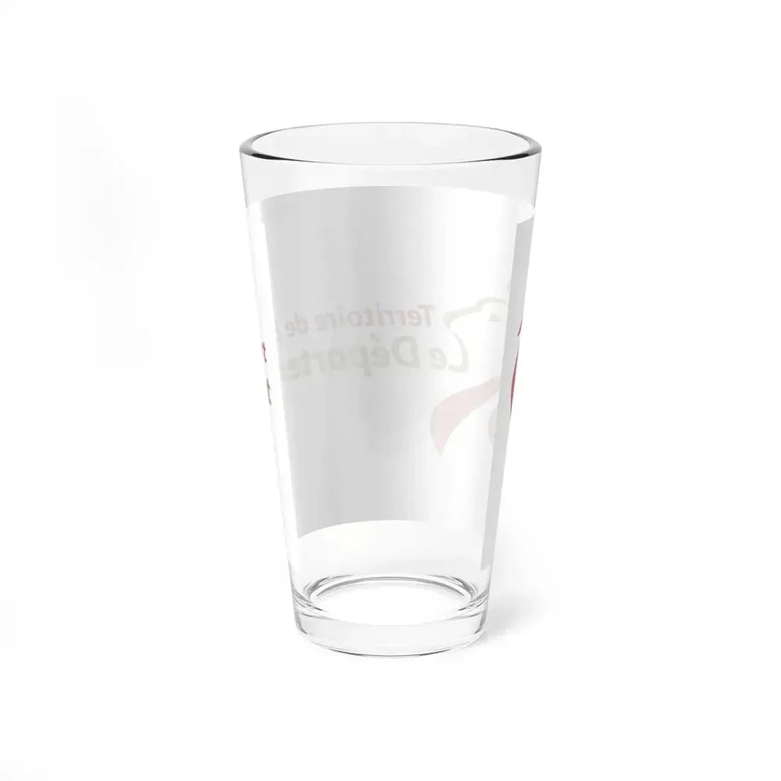 Flag of Territoire de Belfort France - Pint Glass 16oz - Go Mug Yourself