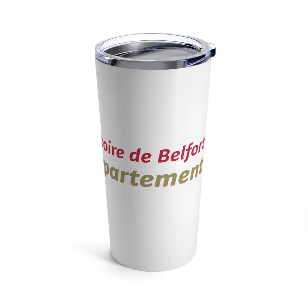 Flag of Territoire de Belfort France - Tumbler 20oz - Go Mug Yourself