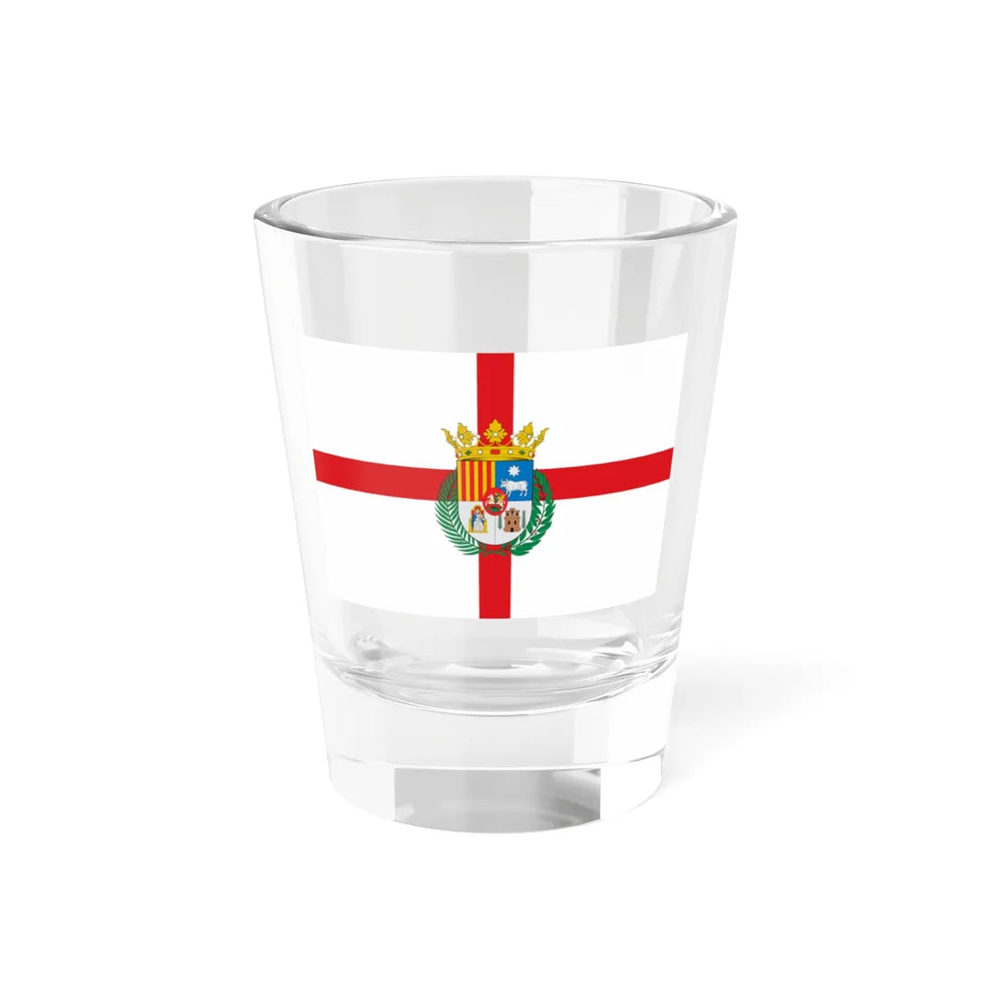Flag of Teruel province (Spain) Shot Glass 1.5oz 1.5oz - Go Mug Yourself