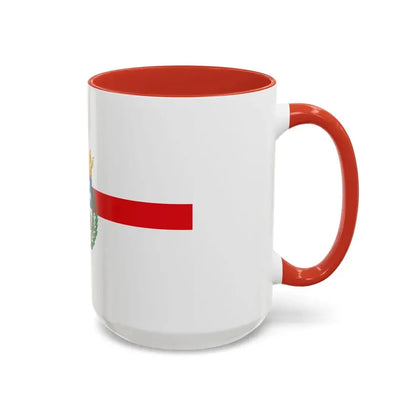 Flag of Teruel Spain - Accent Coffee Mug - Go Mug Yourself