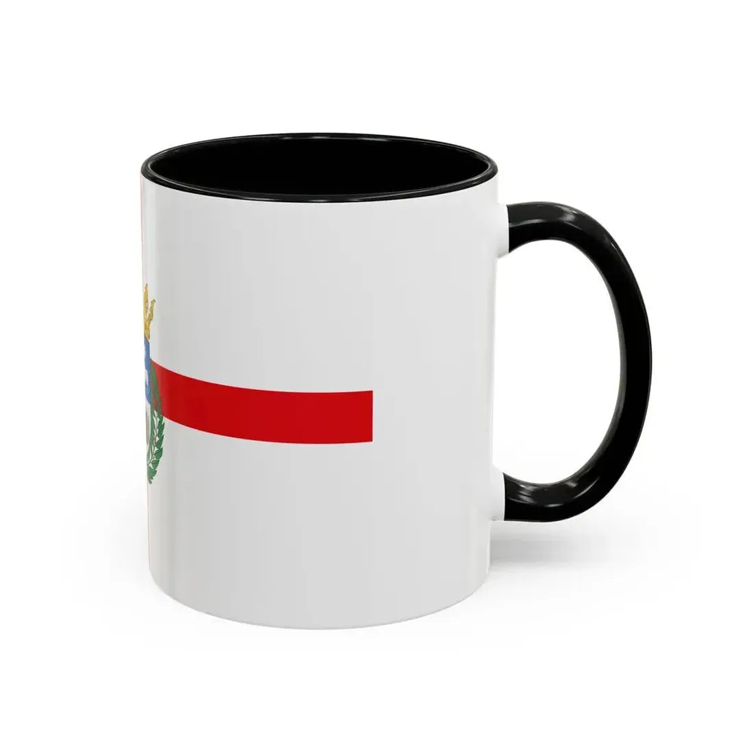 Flag of Teruel Spain - Accent Coffee Mug - Go Mug Yourself