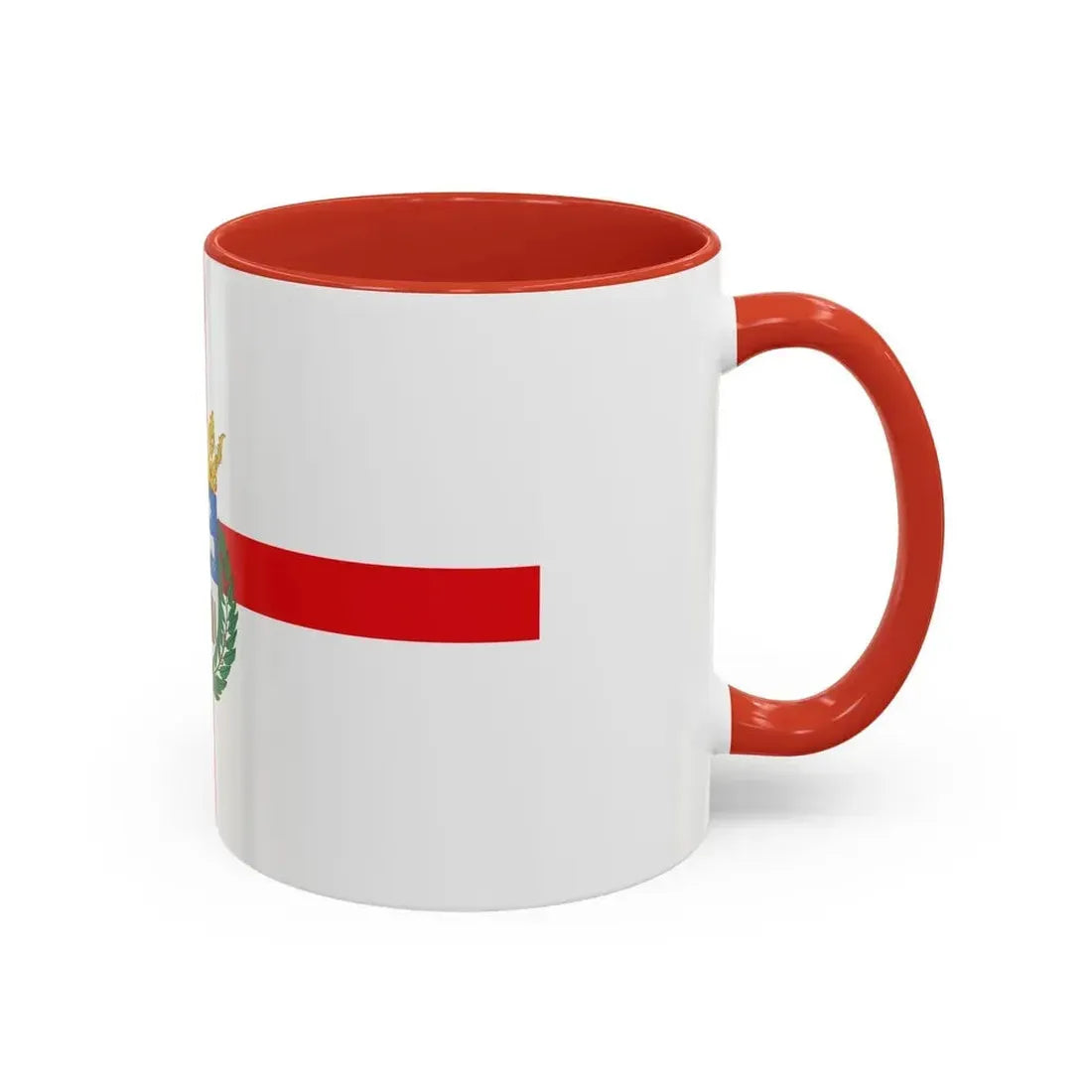 Flag of Teruel Spain - Accent Coffee Mug - Go Mug Yourself