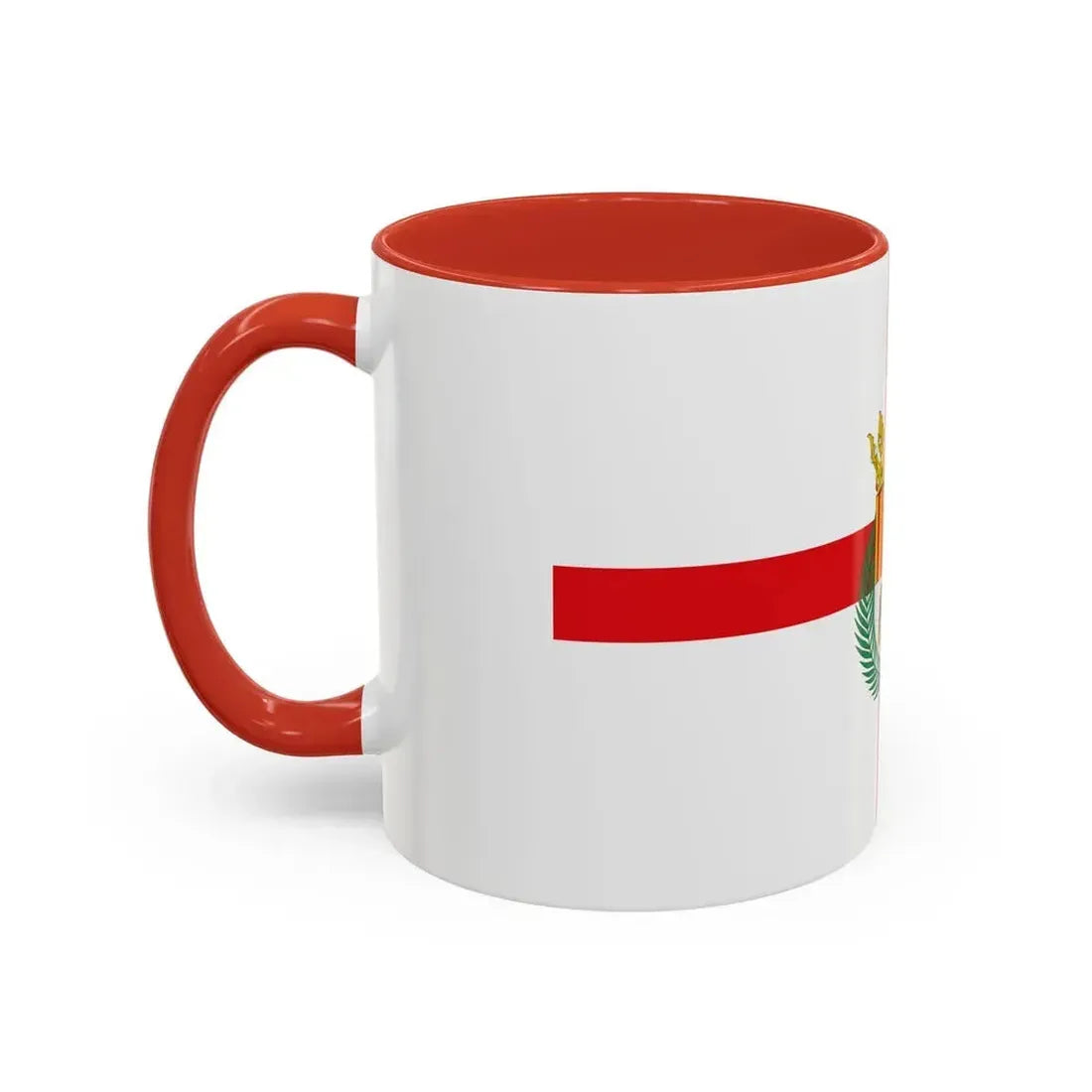 Flag of Teruel Spain - Accent Coffee Mug - Go Mug Yourself