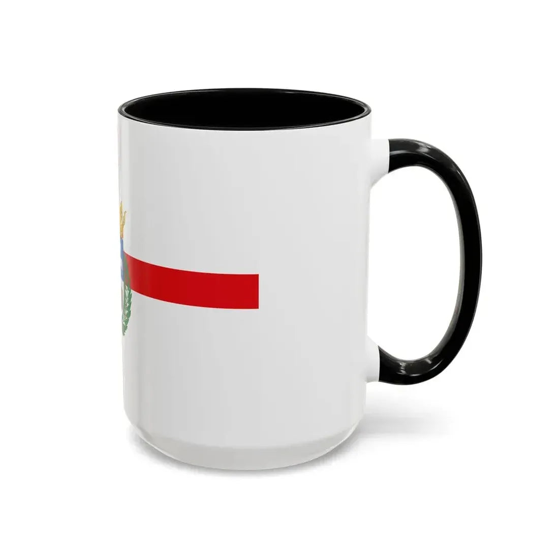 Flag of Teruel Spain - Accent Coffee Mug - Go Mug Yourself