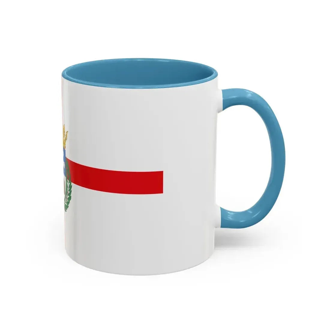 Flag of Teruel Spain - Accent Coffee Mug - Go Mug Yourself
