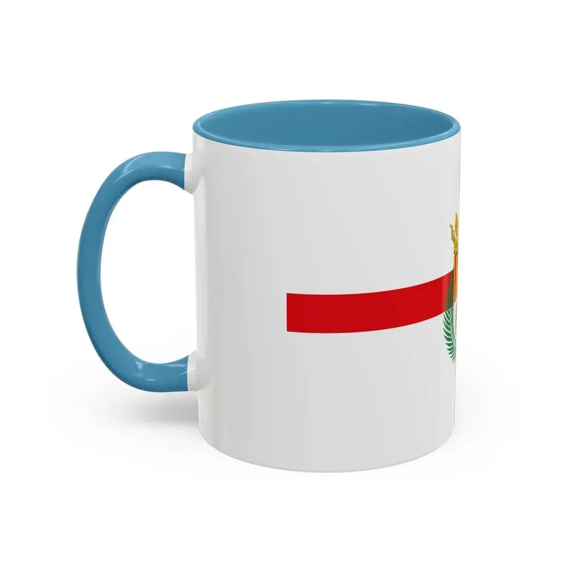 Flag of Teruel Spain - Accent Coffee Mug - Go Mug Yourself