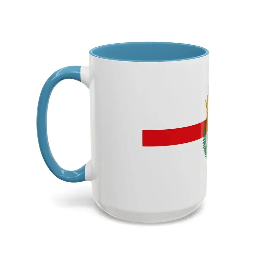 Flag of Teruel Spain - Accent Coffee Mug - Go Mug Yourself