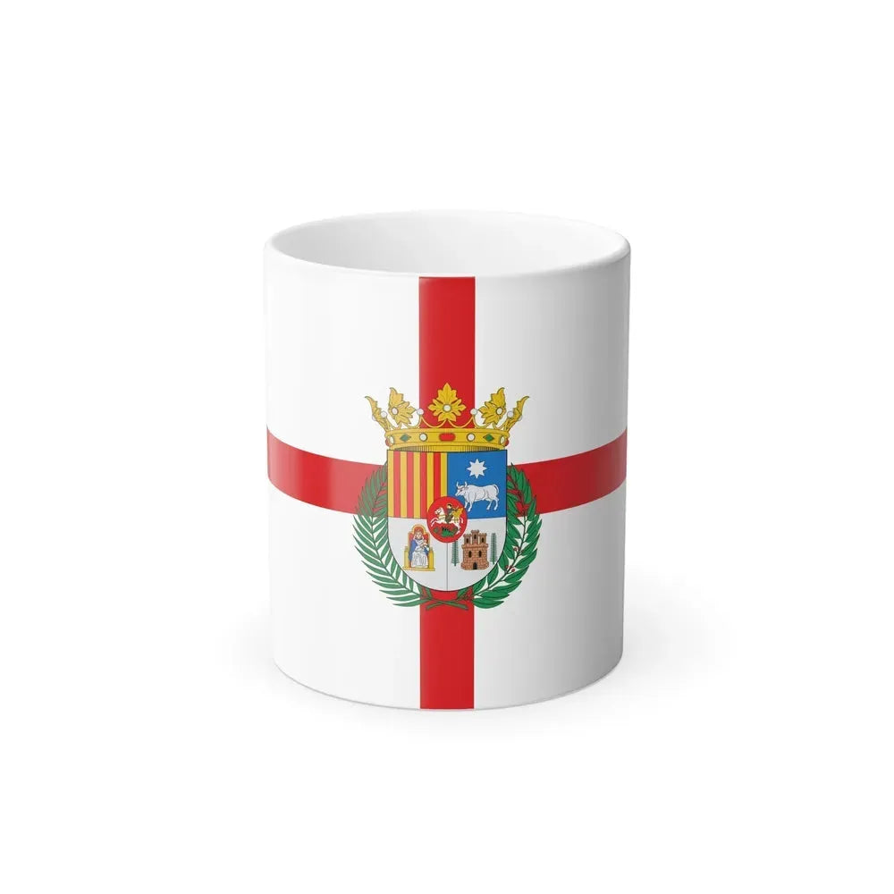 Flag of Teruel Spain - Color Changing Coffee Mug 11oz - Go Mug Yourself