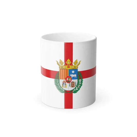 Flag of Teruel Spain - Color Changing Coffee Mug 11oz - Go Mug Yourself