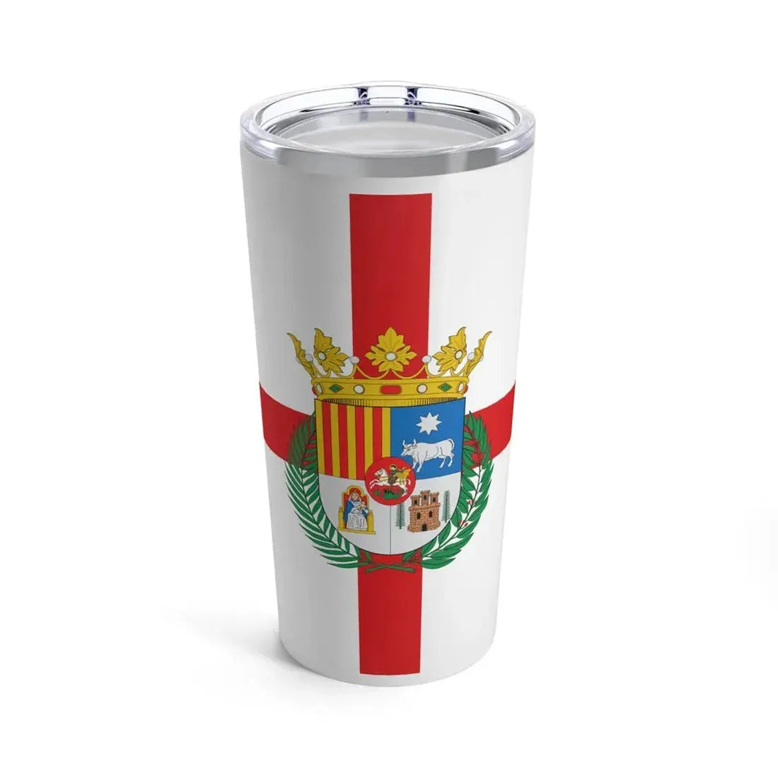 Flag of Teruel Spain - Tumbler 20oz 20oz - Go Mug Yourself
