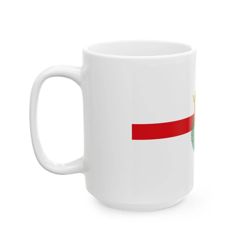 Flag of Teruel Spain - White Coffee Mug-Go Mug Yourself