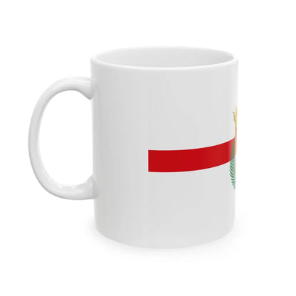 Flag of Teruel Spain - White Coffee Mug-Go Mug Yourself