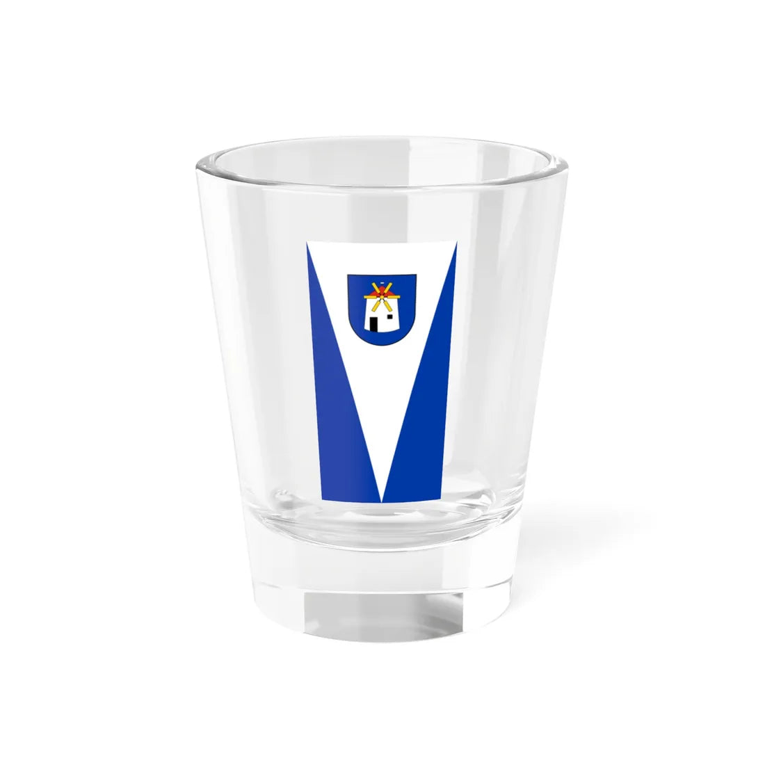 Flag of Tes (Hungary) Shot Glass 1.5oz 1.5oz - Go Mug Yourself