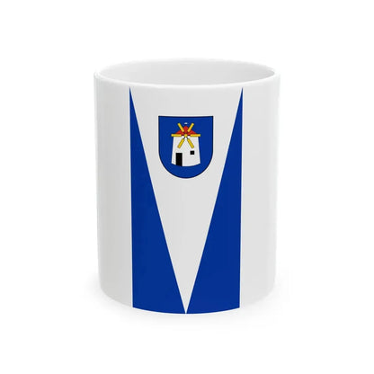 Flag of Tes (Hungary) White Coffee Mug 11oz - Go Mug Yourself