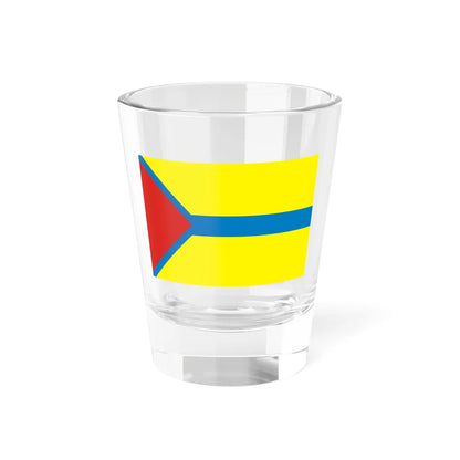 Flag of Tes-Khemsky District 2013 (Russia) Shot Glass 1.5oz 1.5oz - Go Mug Yourself
