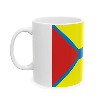 Flag of Tes-Khemsky District 2013 (Russia) White Coffee Mug - Go Mug Yourself
