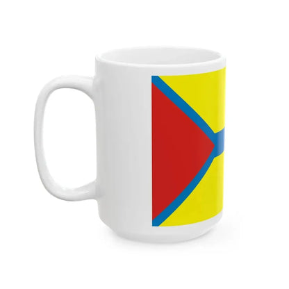 Flag of Tes-Khemsky District 2013 (Russia) White Coffee Mug - Go Mug Yourself