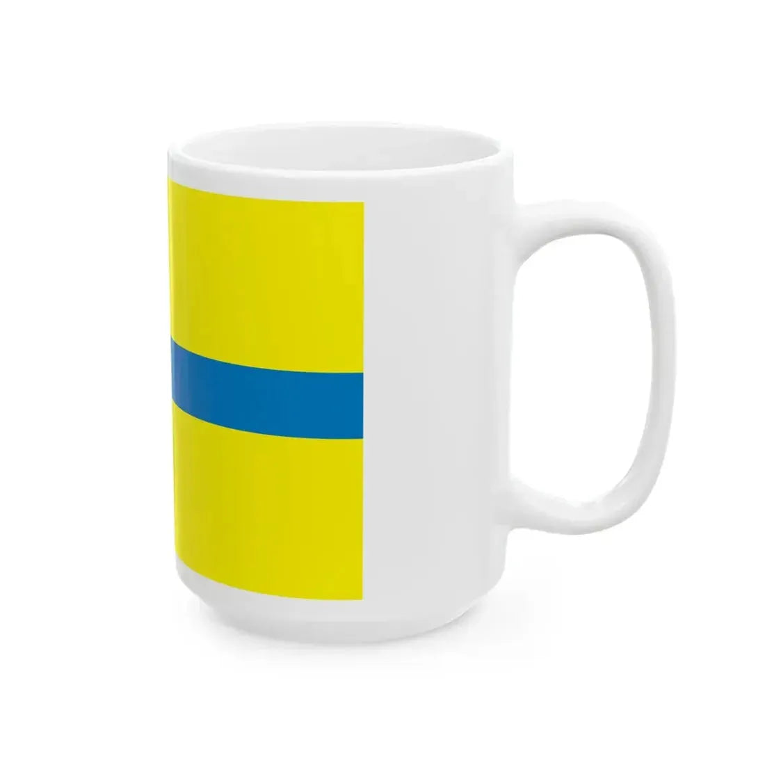 Flag of Tes-Khemsky District 2013 (Russia) White Coffee Mug - Go Mug Yourself