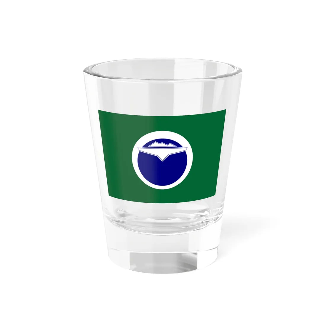 Flag of Teshikaga Hokkaido (Japan) Shot Glass 1.5oz 1.5oz - Go Mug Yourself