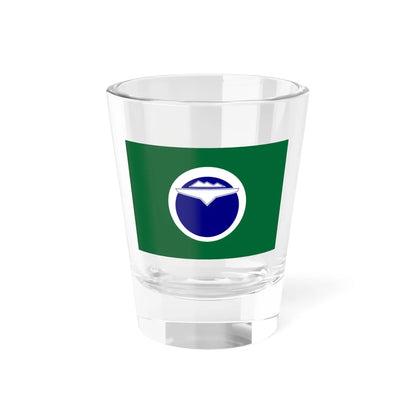 Flag of Teshikaga Hokkaido (Japan) Shot Glass 1.5oz 1.5oz - Go Mug Yourself