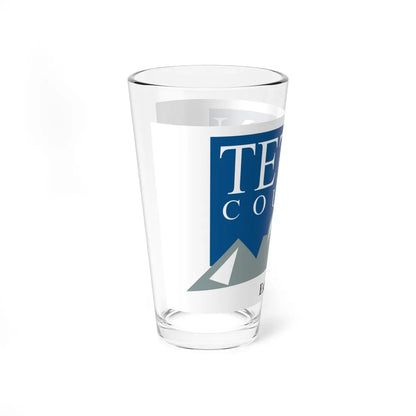 Flag of Teton County Wyoming (United States) Pint Glass 16oz - Go Mug Yourself