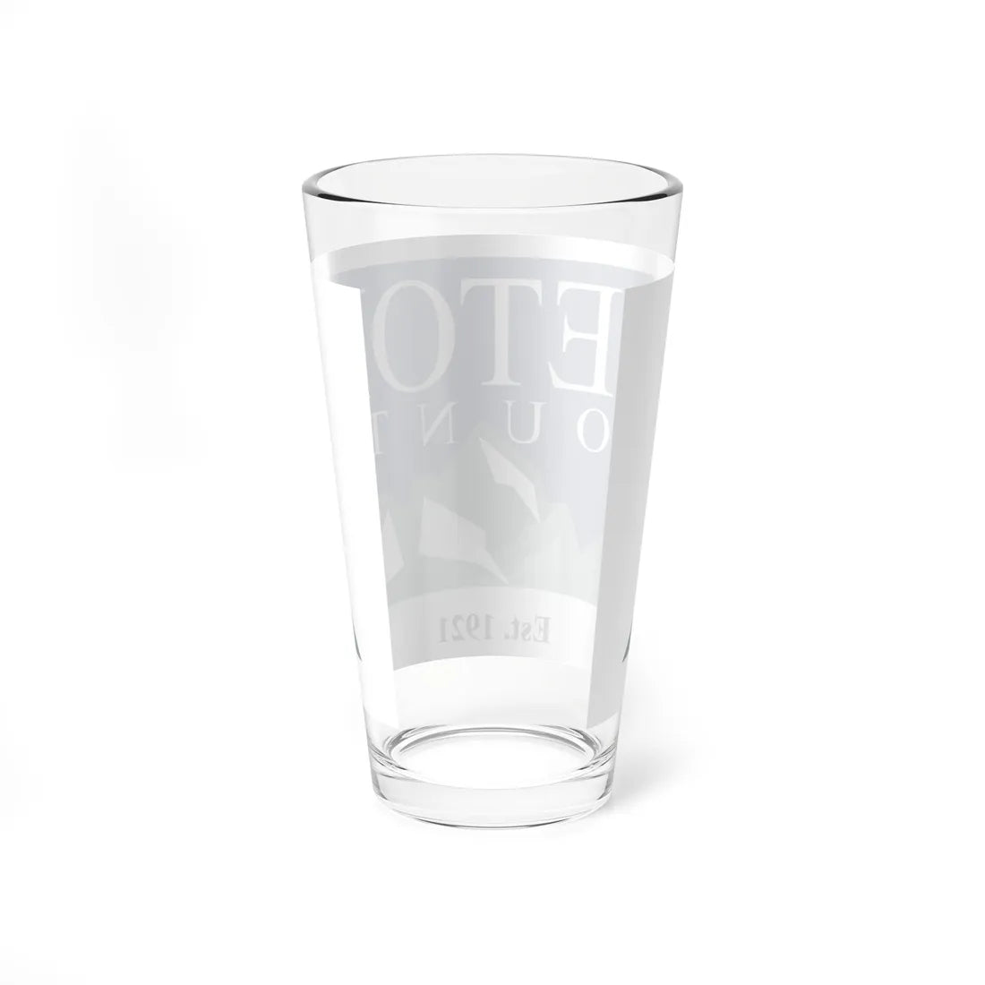 Flag of Teton County Wyoming (United States) Pint Glass 16oz - Go Mug Yourself