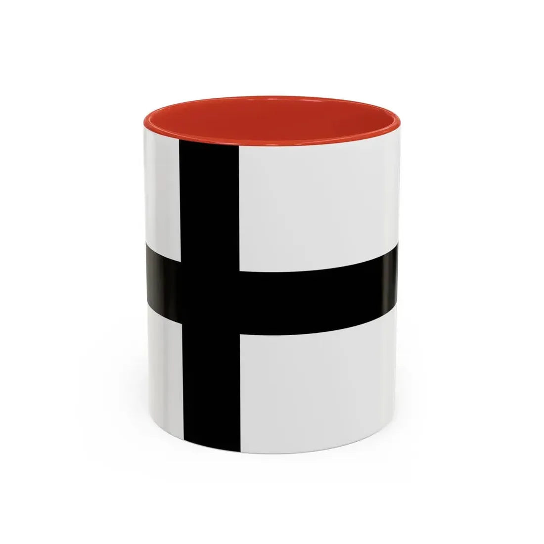 Flag of Teutonic Order State Germany - Accent Coffee Mug 11oz Red - Go Mug Yourself