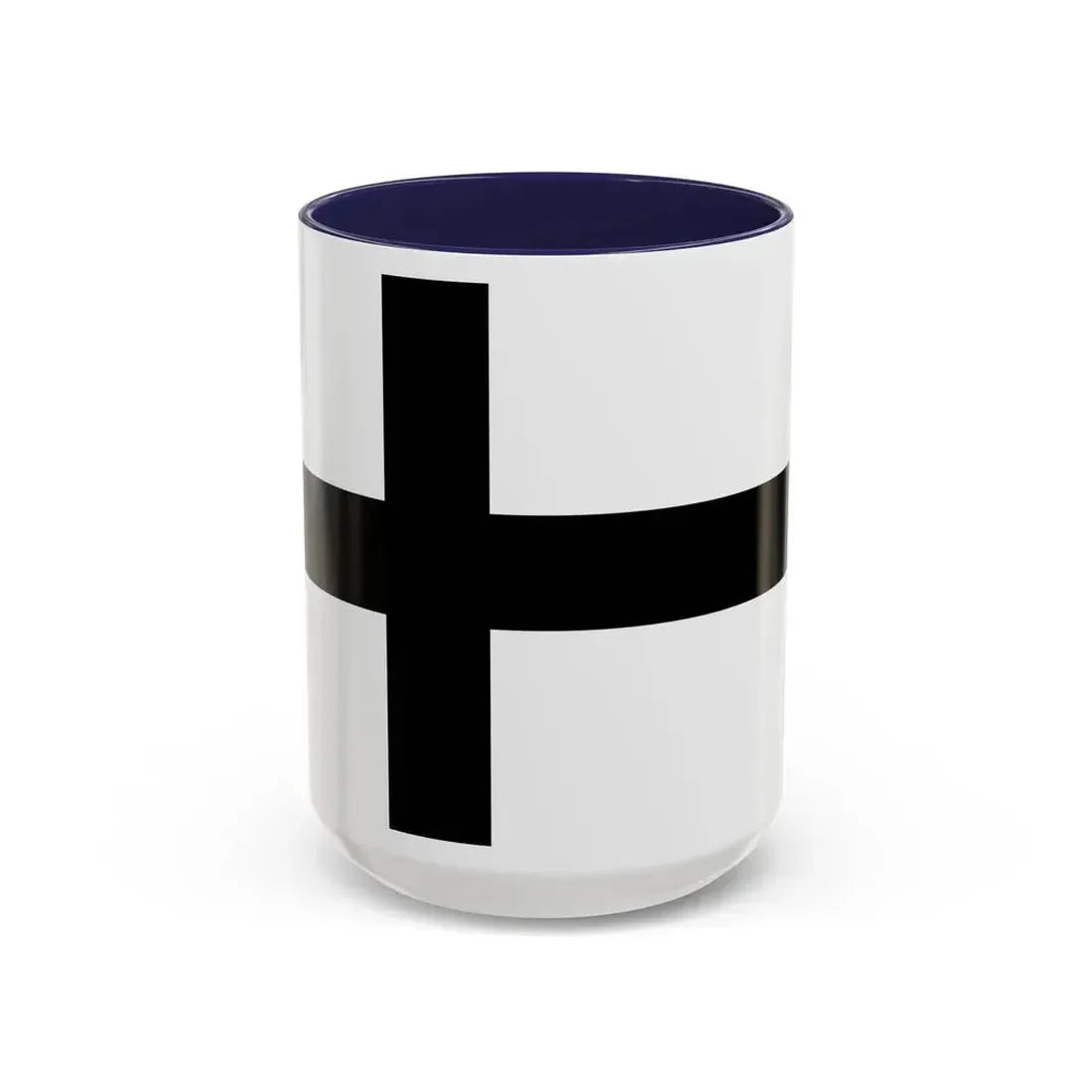 Flag of Teutonic Order State Germany - Accent Coffee Mug 15oz Navy - Go Mug Yourself