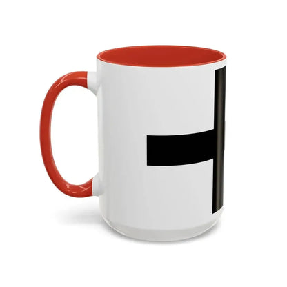 Flag of Teutonic Order State Germany - Accent Coffee Mug - Go Mug Yourself