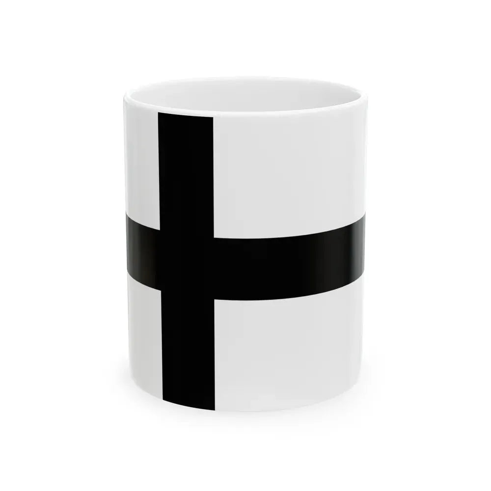 Flag of Teutonic Order State Germany - White Coffee Mug 11oz - Go Mug Yourself
